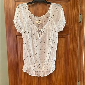 hollister size large blouse